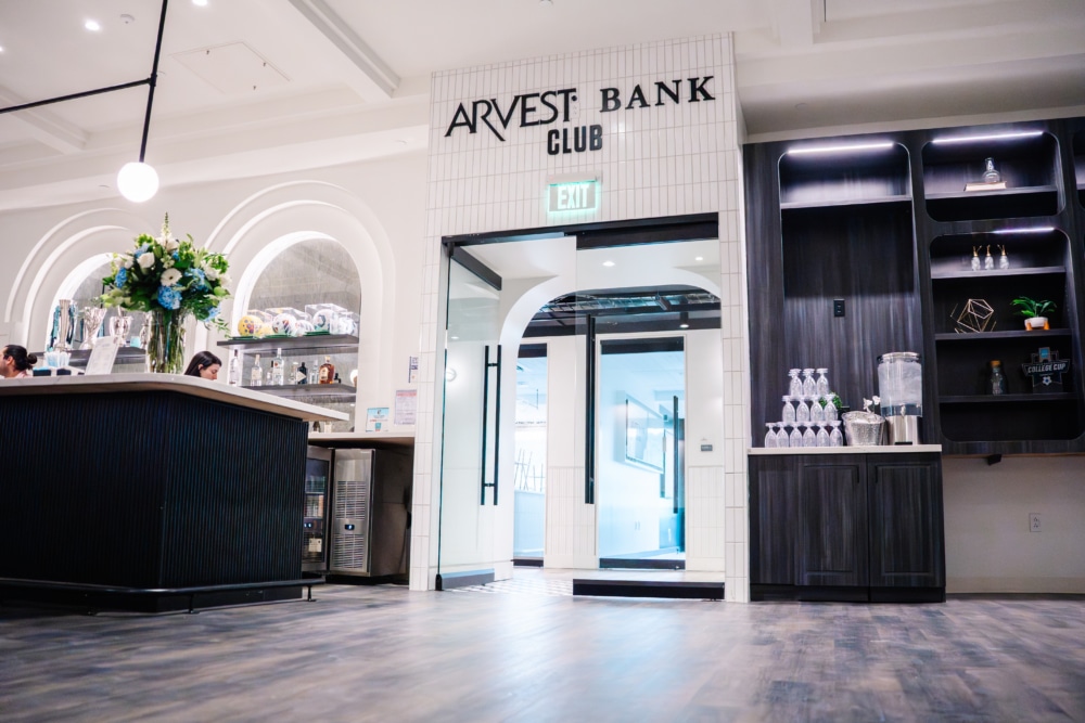 Arvest Bank Club entrance.