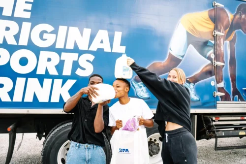 Drive-Thru Donation Event at CPKC Stadium