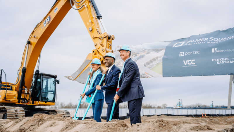 Ownership along side Mayor Quinton Lucas to perform the first dig celebrating the district groundbreaking.