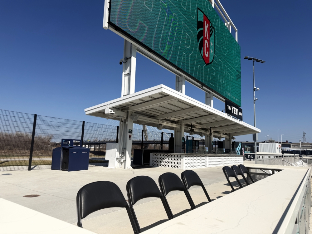 North Rails seats at North goal.