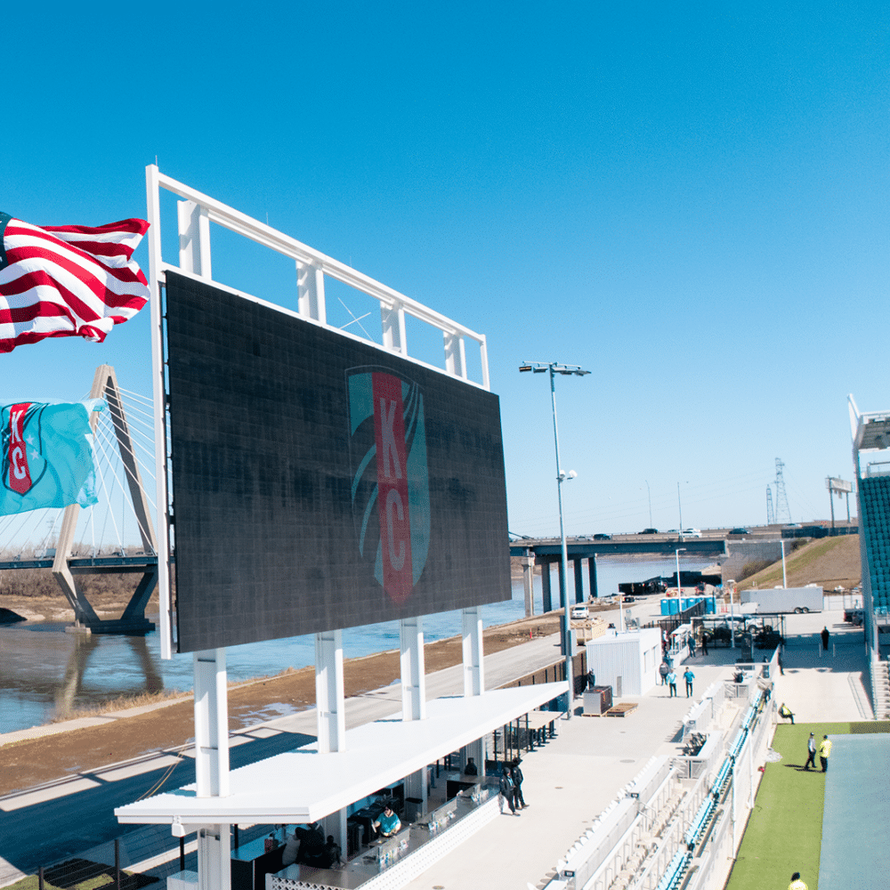 North Goal above view