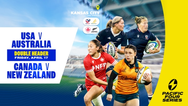 USA V Australia Double header Friday, April 17 Canada v New Zealand Pacific Four Series.