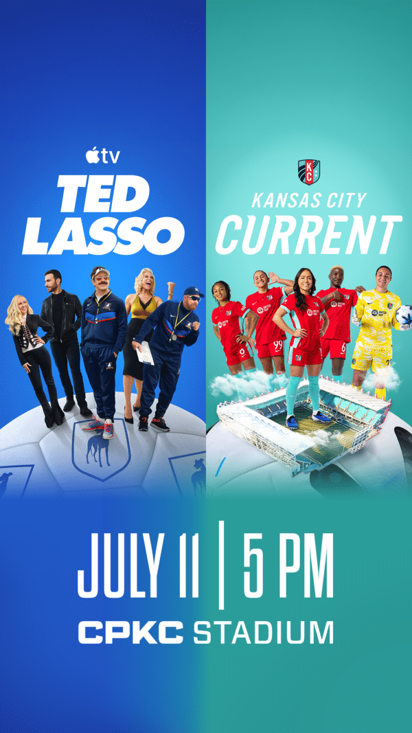 A KC Current Celebration: Ted Lasso Night July 11 | 5PM at CPKC Stadium.