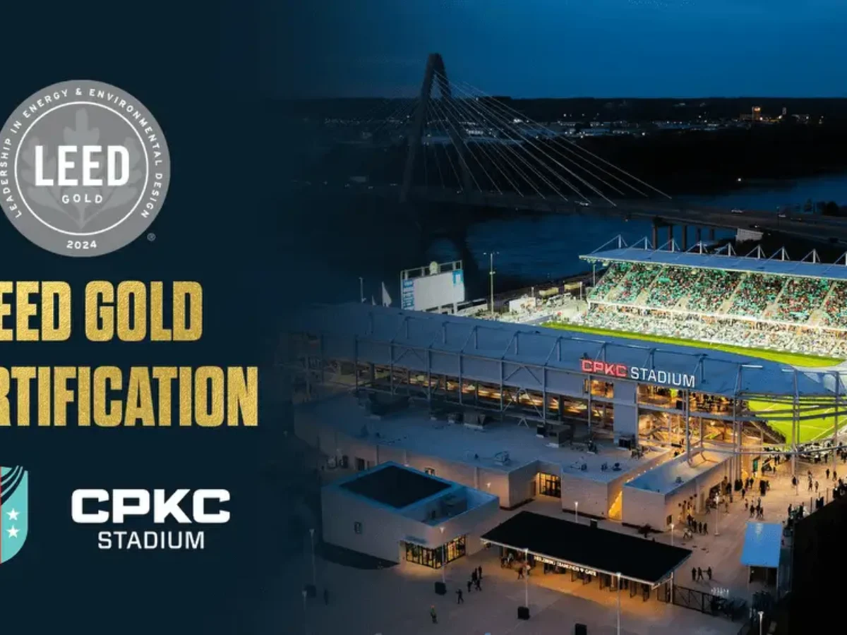 CPKC Stadium Becomes First LEED Gold Certified Stadium in Missouri